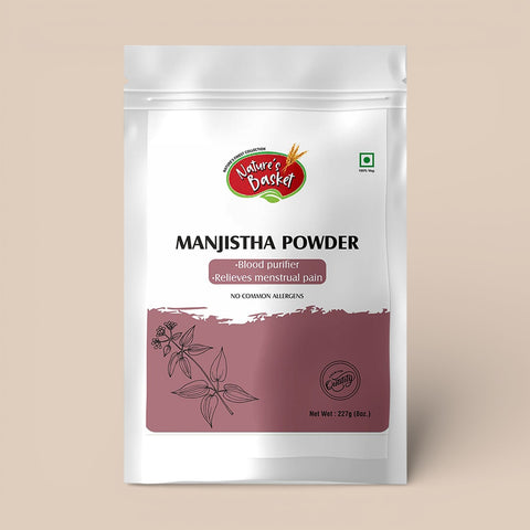 Nature's Basket Manjistha (Rubia Cordifolia) Powder 227g