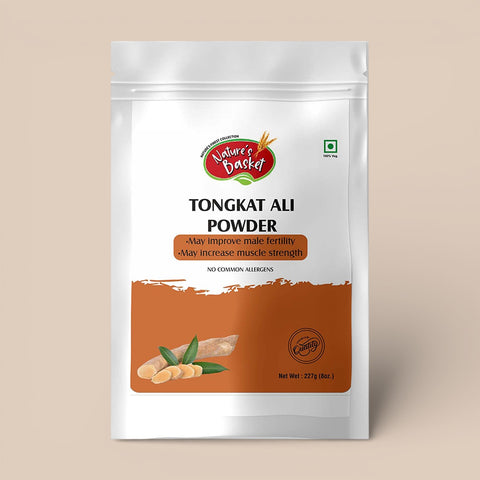 Nature's Basket Tongkat Ali (Eurycoma Longifolia) Powder 227g- Boost Testosterone Naturally