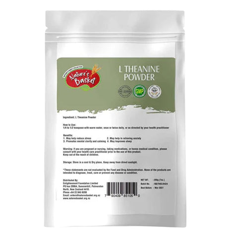 L-Theanine Powder: Stress Relief - Nature's Basket