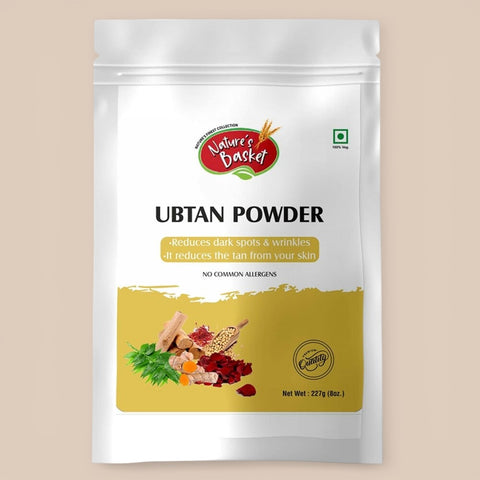 Ubtan Blend (Turmeric, Barley, Sandalwood, Neem, Chickpeas, Saffron, Mogra Flower, Rose Flower) Powder 227g