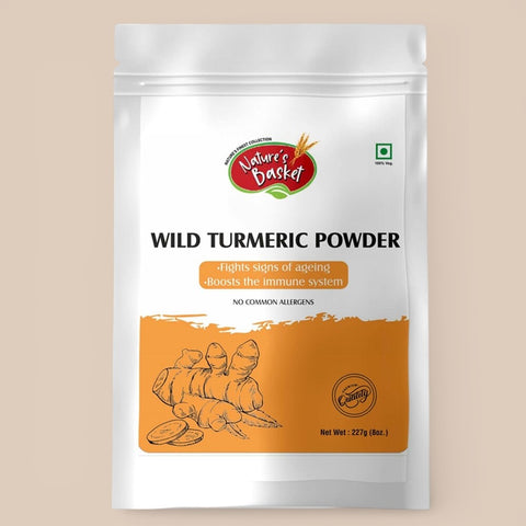Nature's Basket Wild Turmeric (Curcuma Aromatica) Powder - 227 Grams