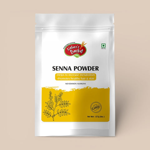 Nature's Basket Senna (Cassia Angustifolia) Powder - 227 Grams