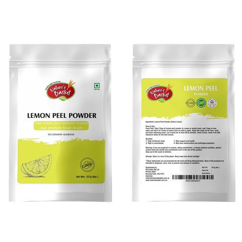 Nature's Basket Lemon Peel Powder - 227 Grams