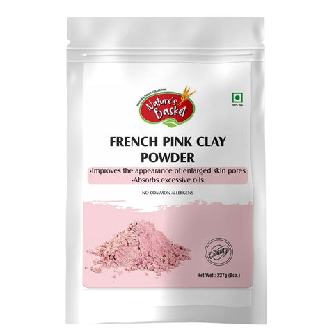 Nature's Basket French Pink Clay Powder - 227g