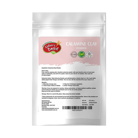 Nature's Basket Calamine Clay Powder - 227g