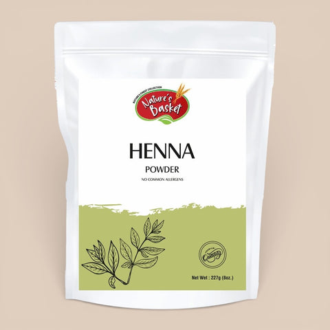 Nature's Basket Henna (Lawsonia Inermis) Powder 227g