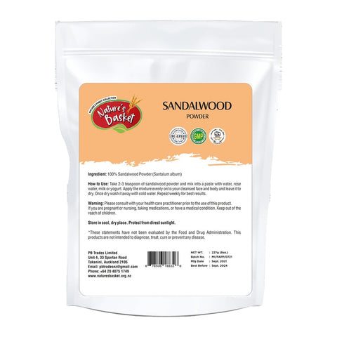 Nature's Basket Sandalwood Powder 227g