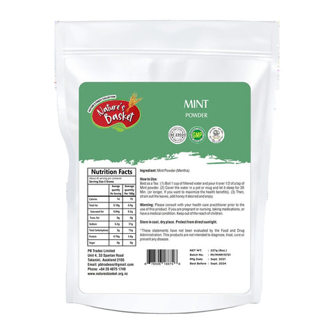 Nature's Basket Mint Powder 227g