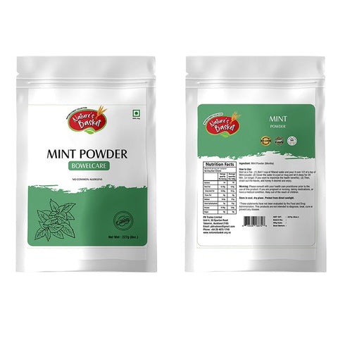 Nature's Basket Mint Powder 227g