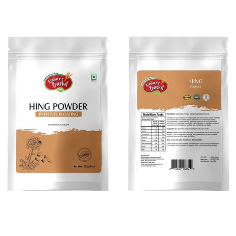 Nature's Basket Compounded Hing (asafoetida) powder - Contains gluten