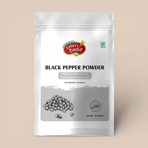 Nature's Basket Black Pepper (Piper Nigrum) Powder 227g