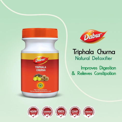 Dabur Triphala Churna(powder) Ayurvedic Remedy for Gastro Intestinal Health - 500 g