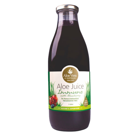 Aloe Vera of Australia Aloe Vera Juice Blueberry Immune 1L