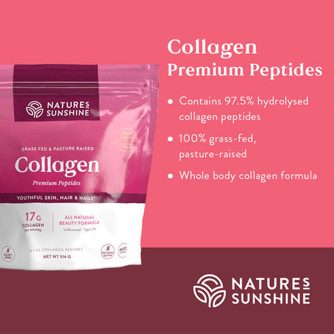 Nature's Sunshine Collagen Premium Peptides 516g