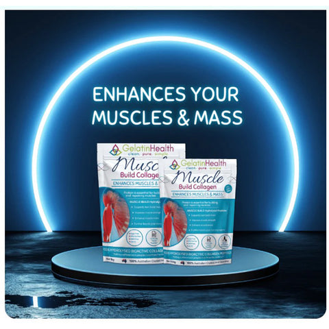 Gelatin Health Muscle Build Collagen 500g