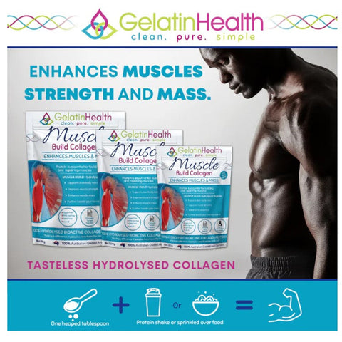 Gelatin Health Muscle Build Collagen 500g