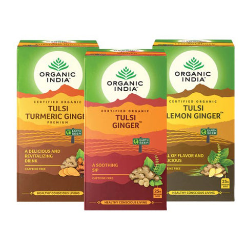 Organic India Tulsi Ginger Bundle