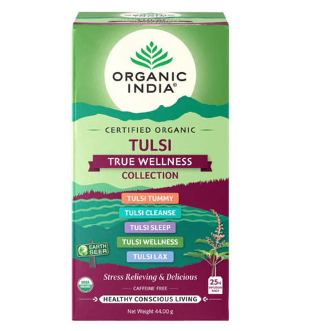 Organic India Tulsi True Wellness Collection 25 Teabags