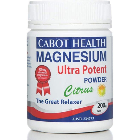 Cabot Health Magnesium Ultra Potent Citrus 200g