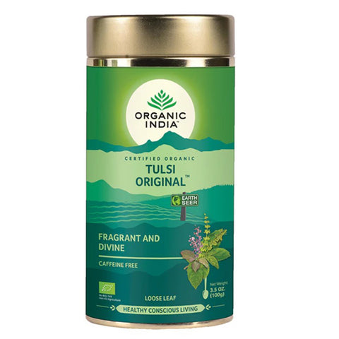 Organic India Tulsi Tea Original- Loose Leaf Tea 100g