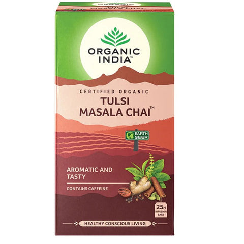 Organic India Tulsi Masala Chai 25 Tea Bags