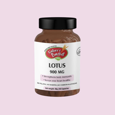 Nature's Basket Lotus Powder Capsule - 60 Capsules