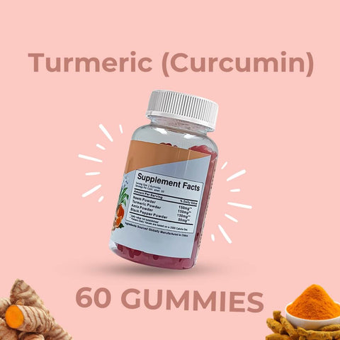 Nature's Basket Turmeric(Curcumin) 60 Gummies