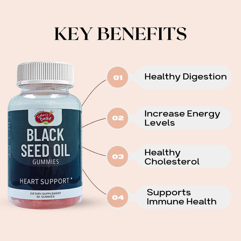 Nature's Basket Black Seed Oil 60 Gummies