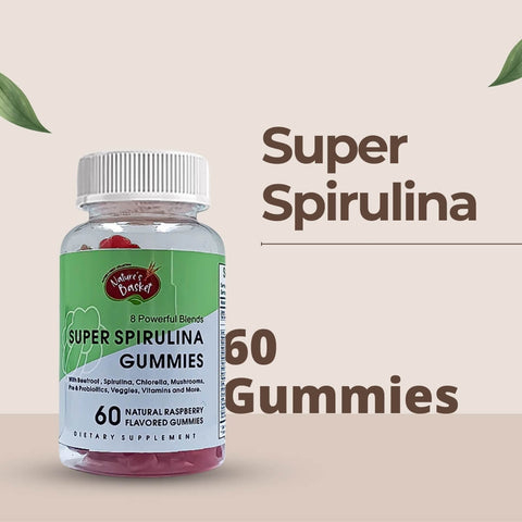 Nature's Basket Super Spirulina 60 Gummies