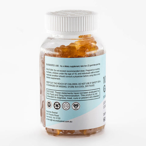Nature's Basket 10X Mushroom 60 Gummies