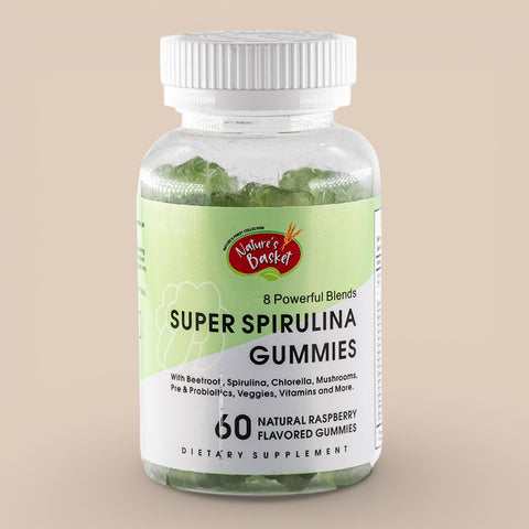 Nature's Basket Super Spirulina 60 Gummies