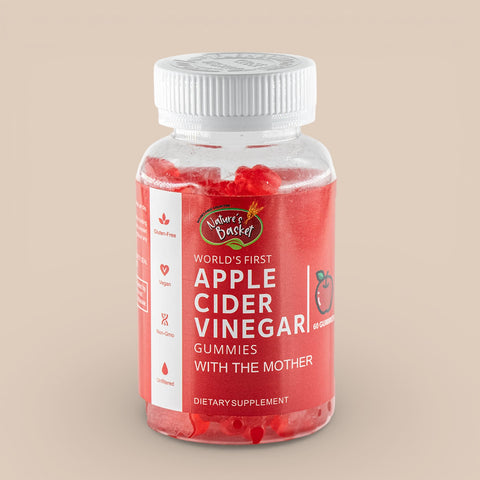 Nature's Basket Apple Cider Vinegar - 60 Gummies