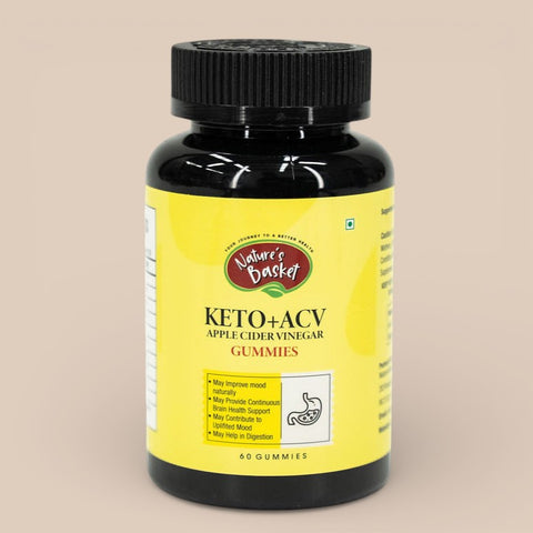 Nature's Basket Keto + ACV 60 Gummies