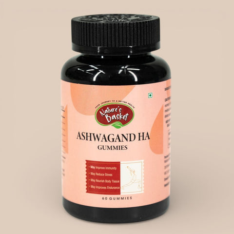 Nature's Basket Ashwagandha 60 Vegan Gummies