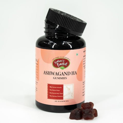 Nature's Basket Ashwagandha 60 Vegan Gummies