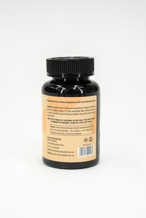 Nature's Basket 10X Mushroom 60 Gummies