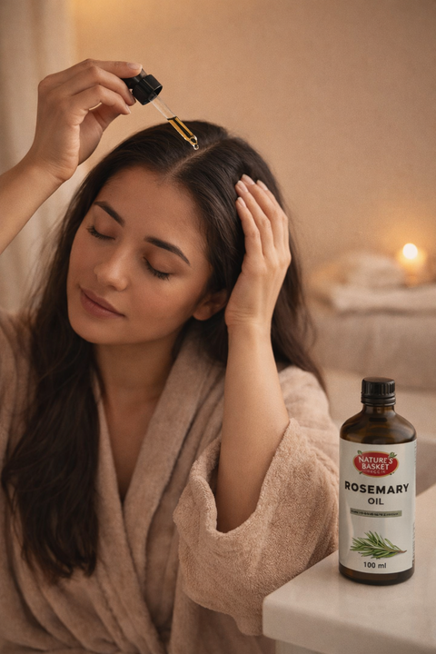 Hair Nourishment Oil Trio – Castor, Jojoba & Rosemary (3 × 100ml)