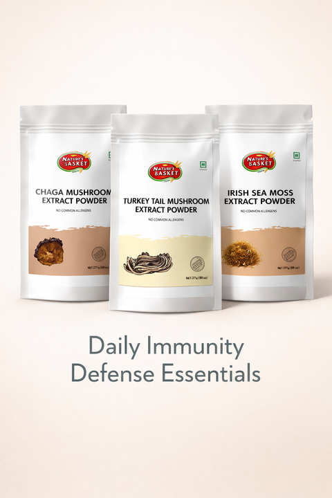 Daily Immunity Defense Essentials | Mushroom & Mineral Wellness Stack