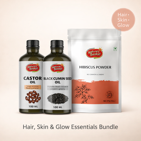 🌸 Hair, Skin & Glow Essentials Bundle