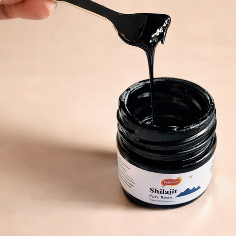 Pure Himalayan Shilajit Resin with B12 (Lab Tested)- 15gms