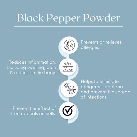Nature's Basket Black Pepper Powder 227g
