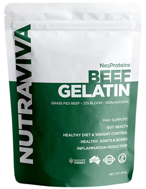 Nutraviva Gelatin Grass Fed 450g