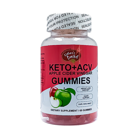 Nature's Basket Keto + ACV 60 Gummies