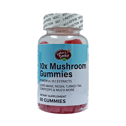 Nature's Basket 10X Mushroom 60 Gummies