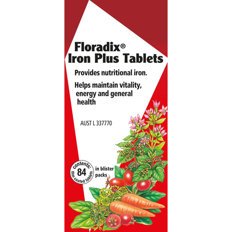 Floradix Iron Tablets Plus 84t