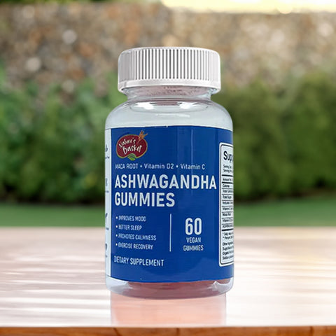 Nature's Basket Ashwagandha - 60 Vegan Gummies