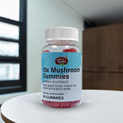 Nature's Basket 10X Mushroom 60 Gummies