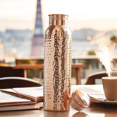 Copper Hammered Bottle 900ml
