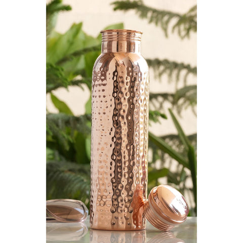 Copper Hammered Bottle 900ml
