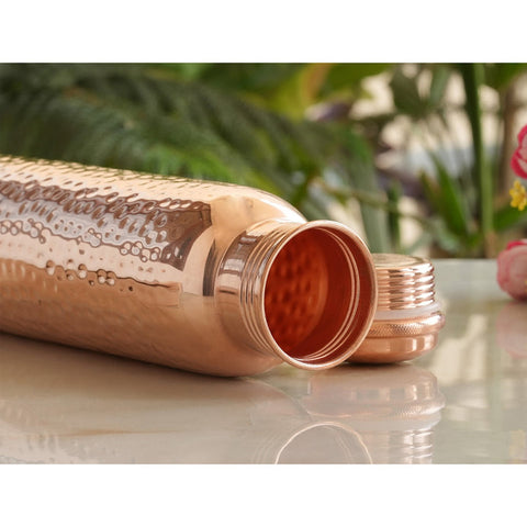 Copper Hammered Bottle 900ml